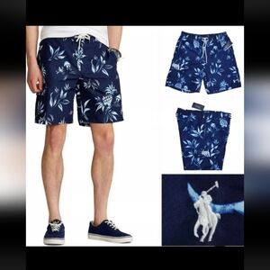 Polo Ralph Lauren Kailua Swim Shorts/Trunks Men’s X-Large XL Pineapple Hawaiian